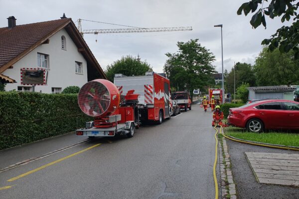 Kaderübung: Entrauchung Tiefgarage